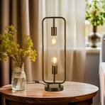 Lucande Tornike asztali lámpa, kétszínű, vas, kétlámpás