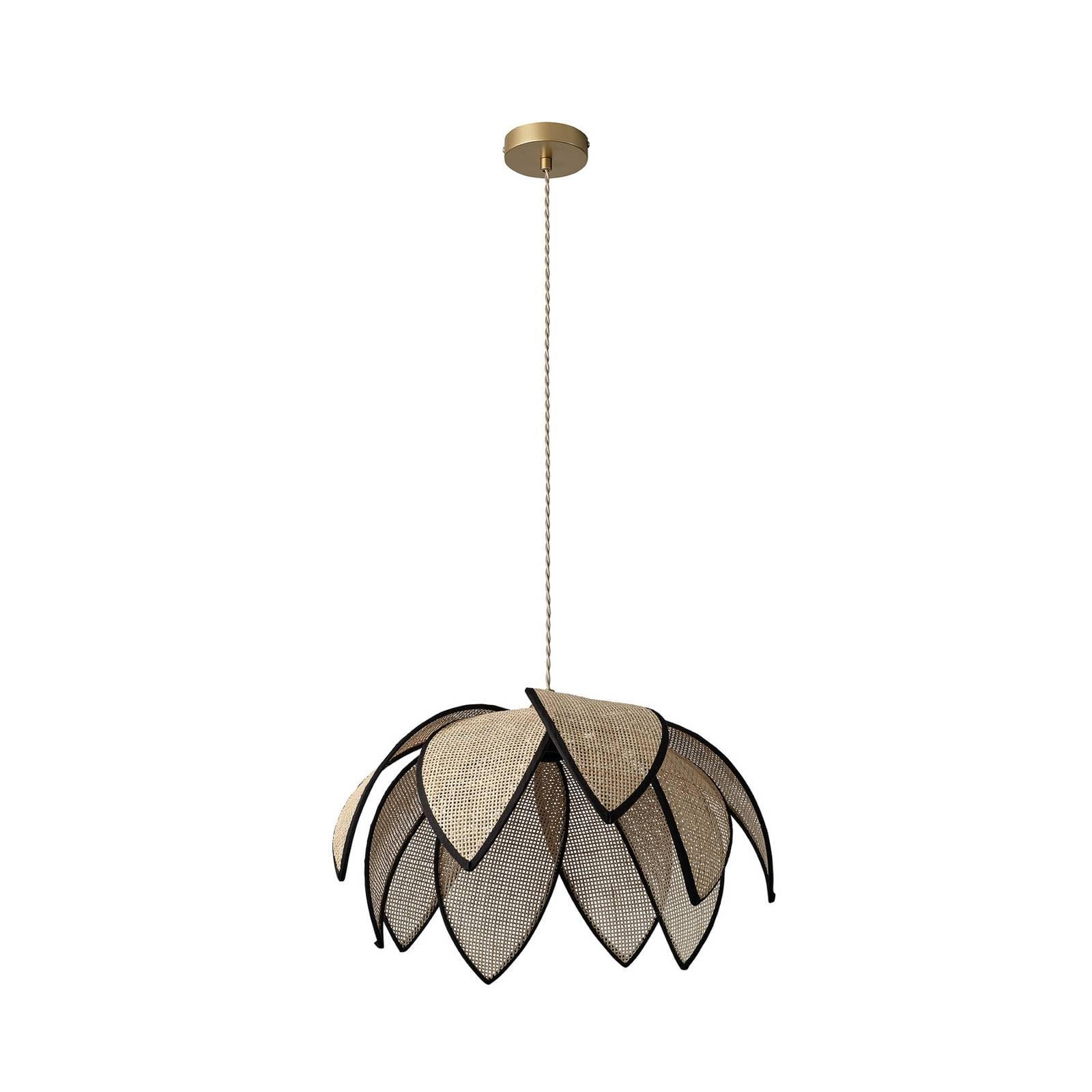 OSRAM Hängelampe Decor Rattan Lotus, Ø 48 cm, beige, E27