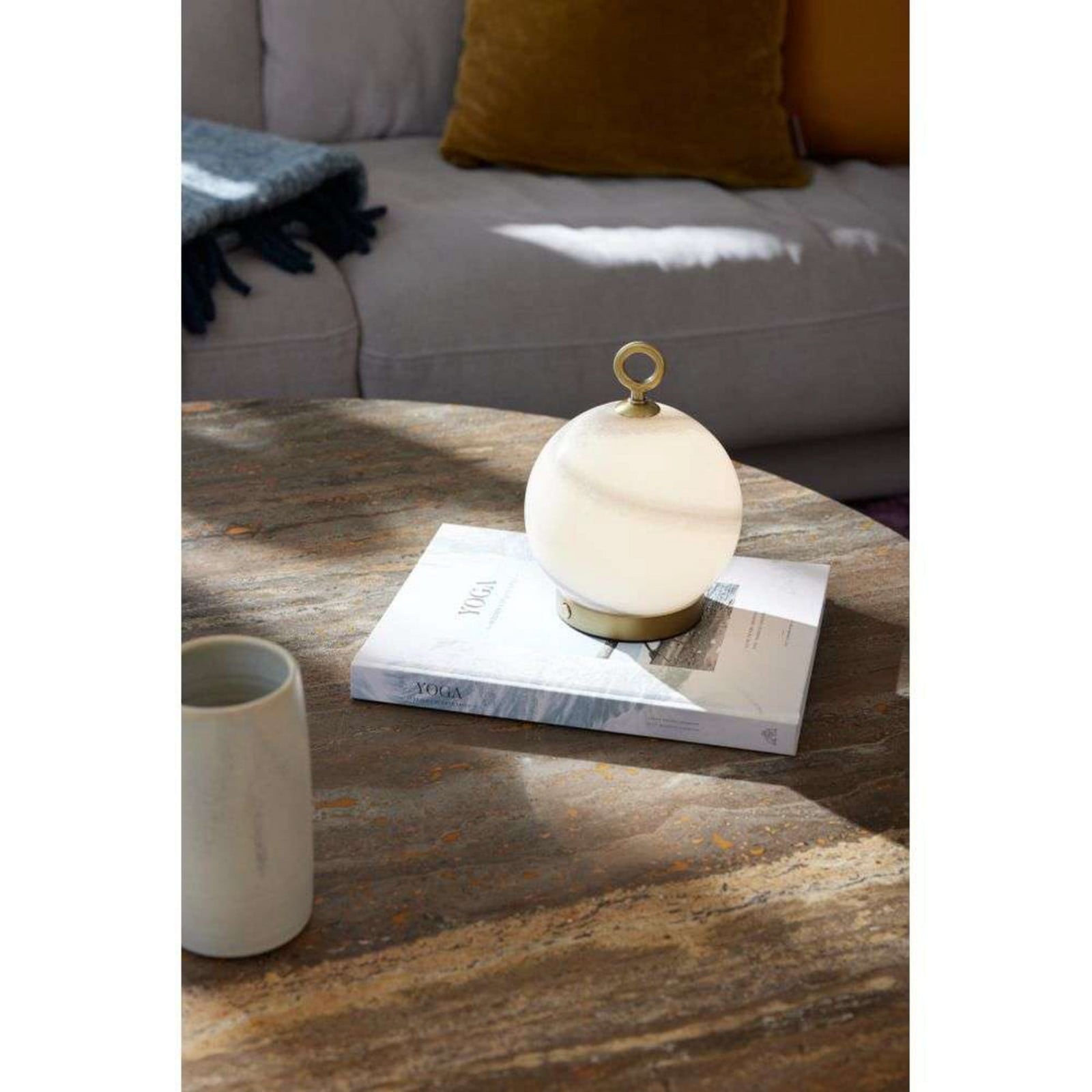 Stockholm Portable Bordlampe Grey Halo Design - Stue - Glas billede