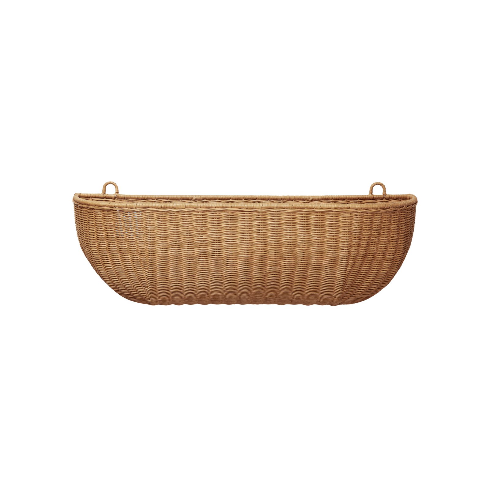 Braided Wandkorb, 75 cm x 14 cm, Rattan - ferm LIVING