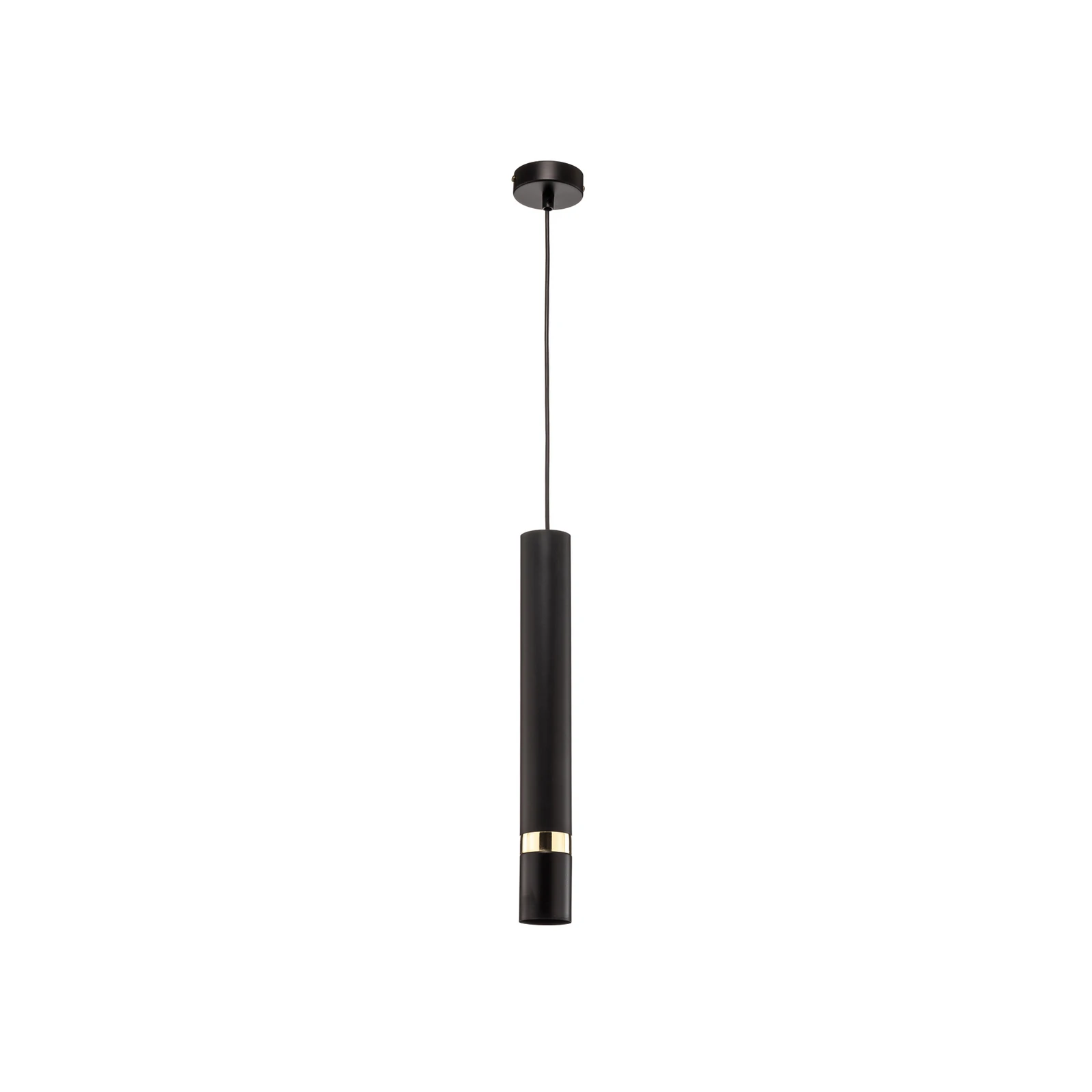 Lámpara colgante Joker, negro/dorado, 1 luz