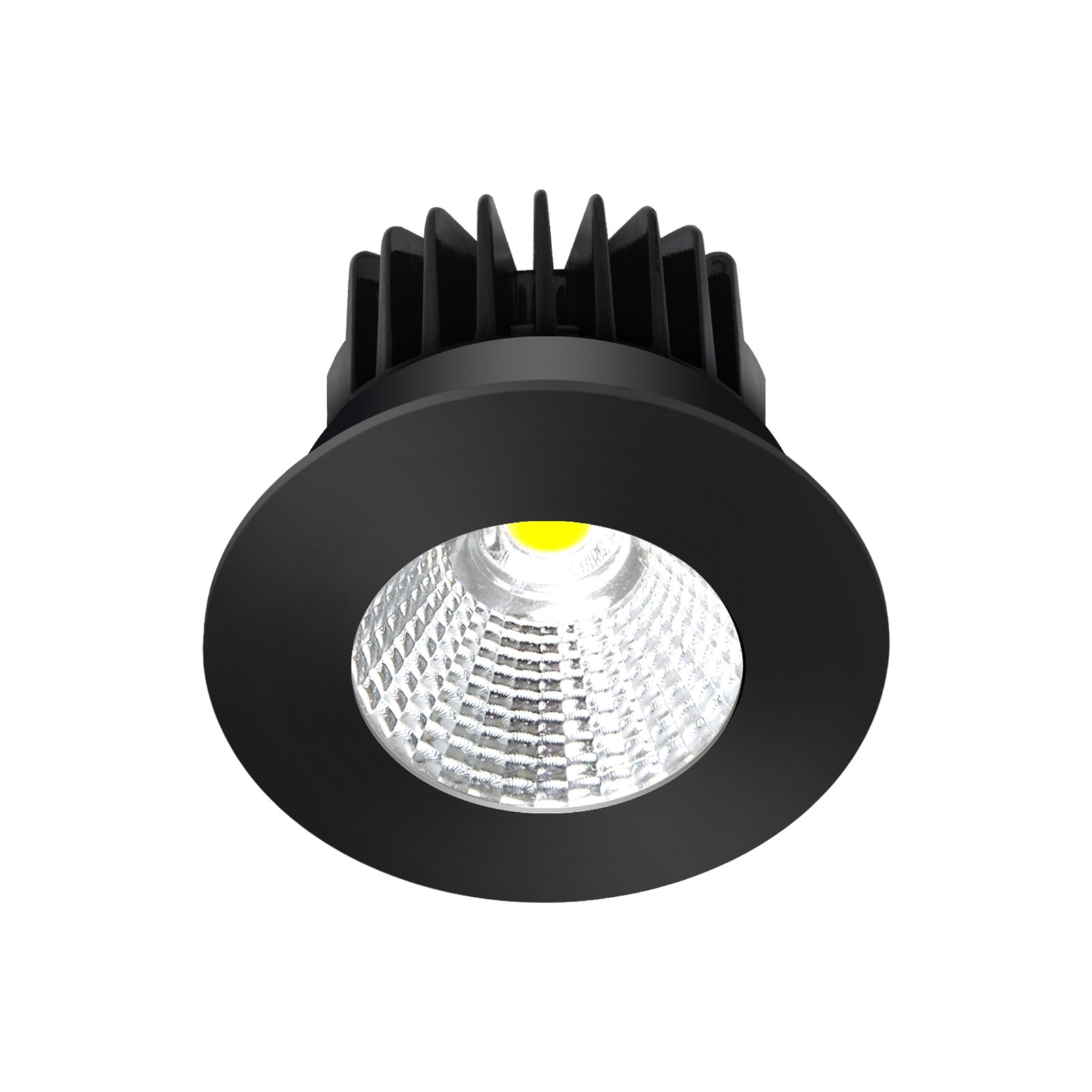 Arcchio LED downlight Lirin, zwart, 2.700K