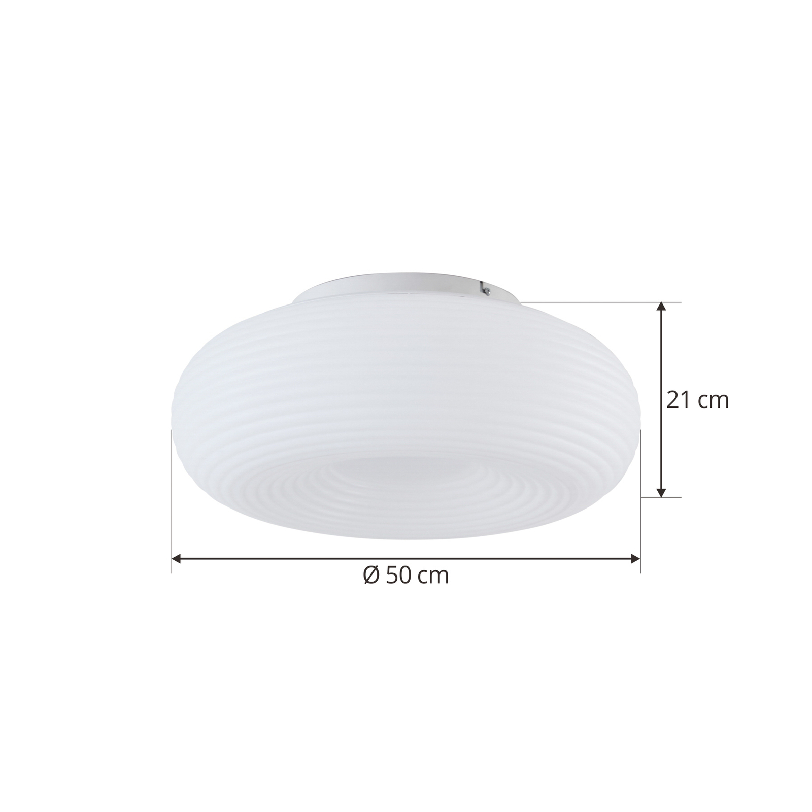 Lucande Slimme LED plafondlamp Bolti, wit, RGBW, CCT, Tuya