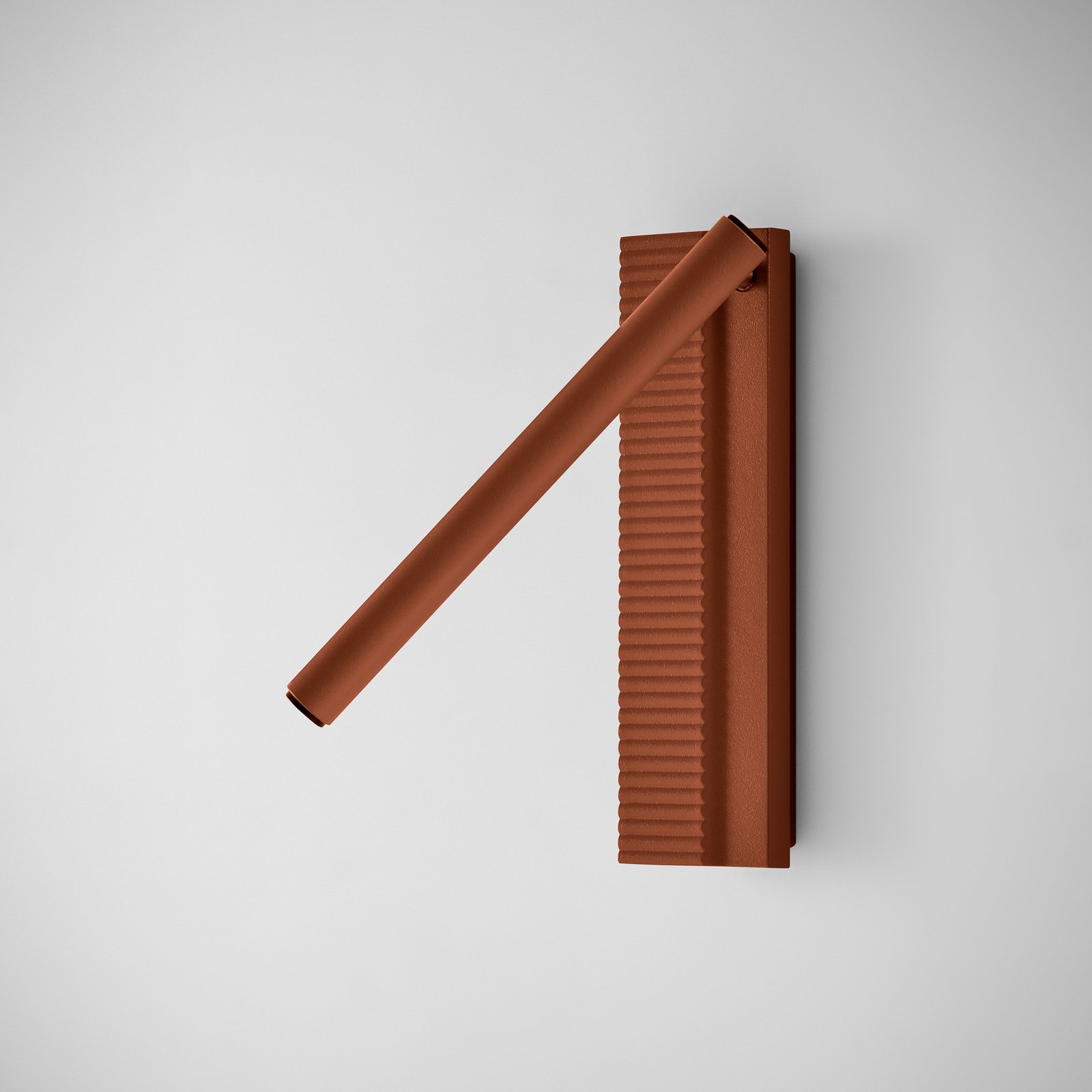 Bover LED-vägglampa Arid A/03 terrakotta, aluminium, 2 700 K