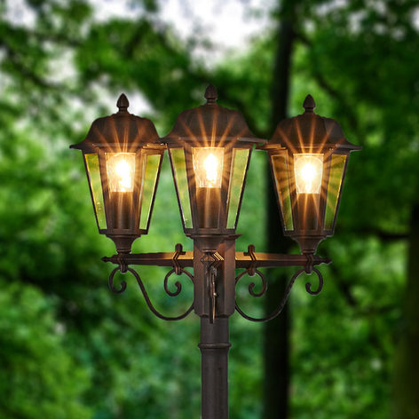 Candélabre élégant Lamina à 3 lampes