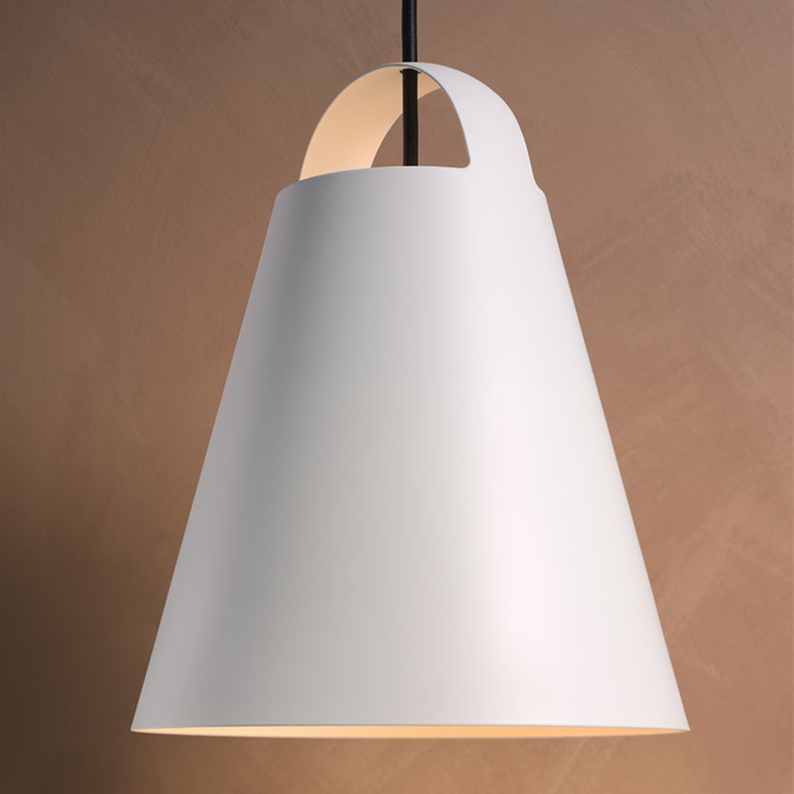 Witte design hanglamp Above 25 cm