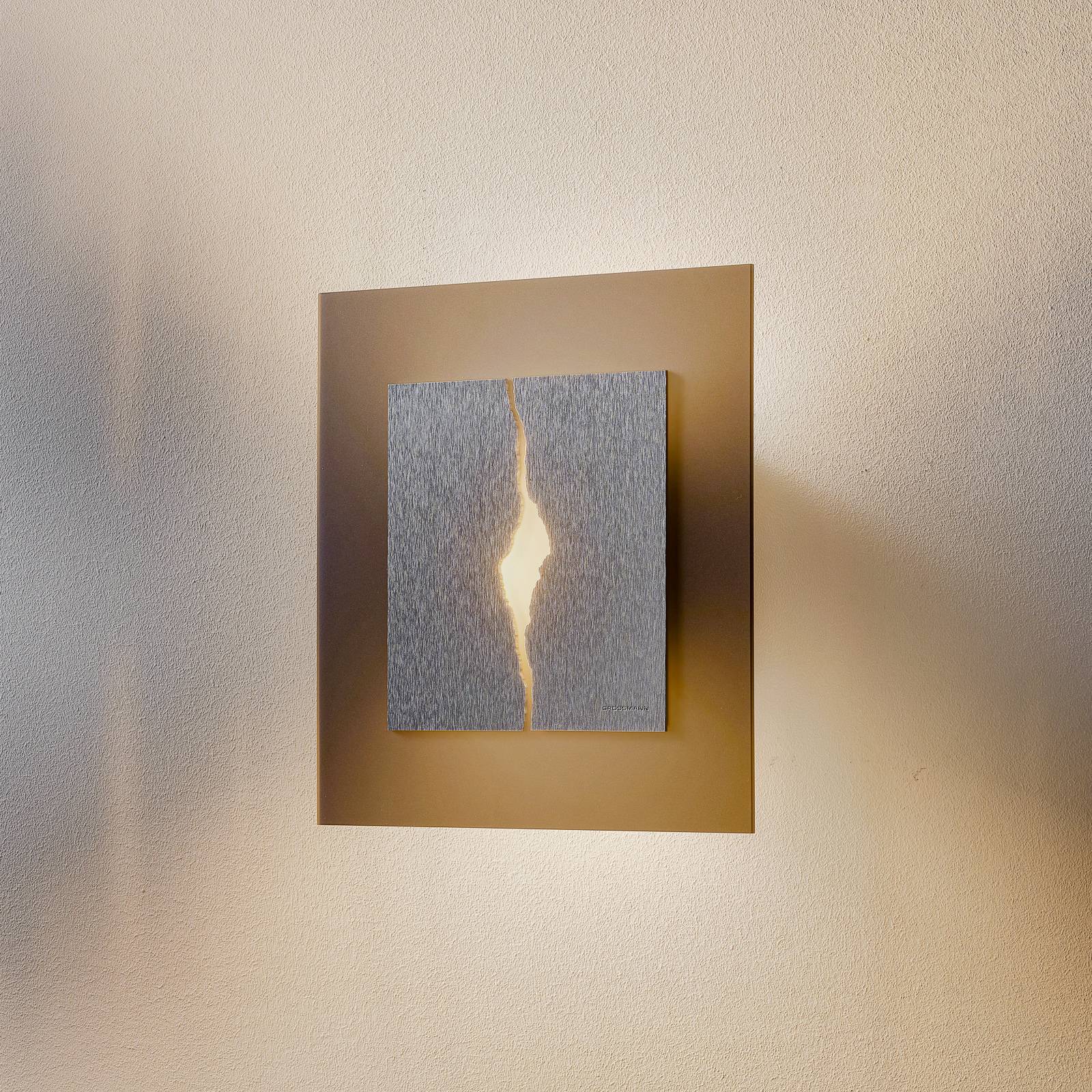GROSSMANN Canyon applique LED, 28 x 28 cm