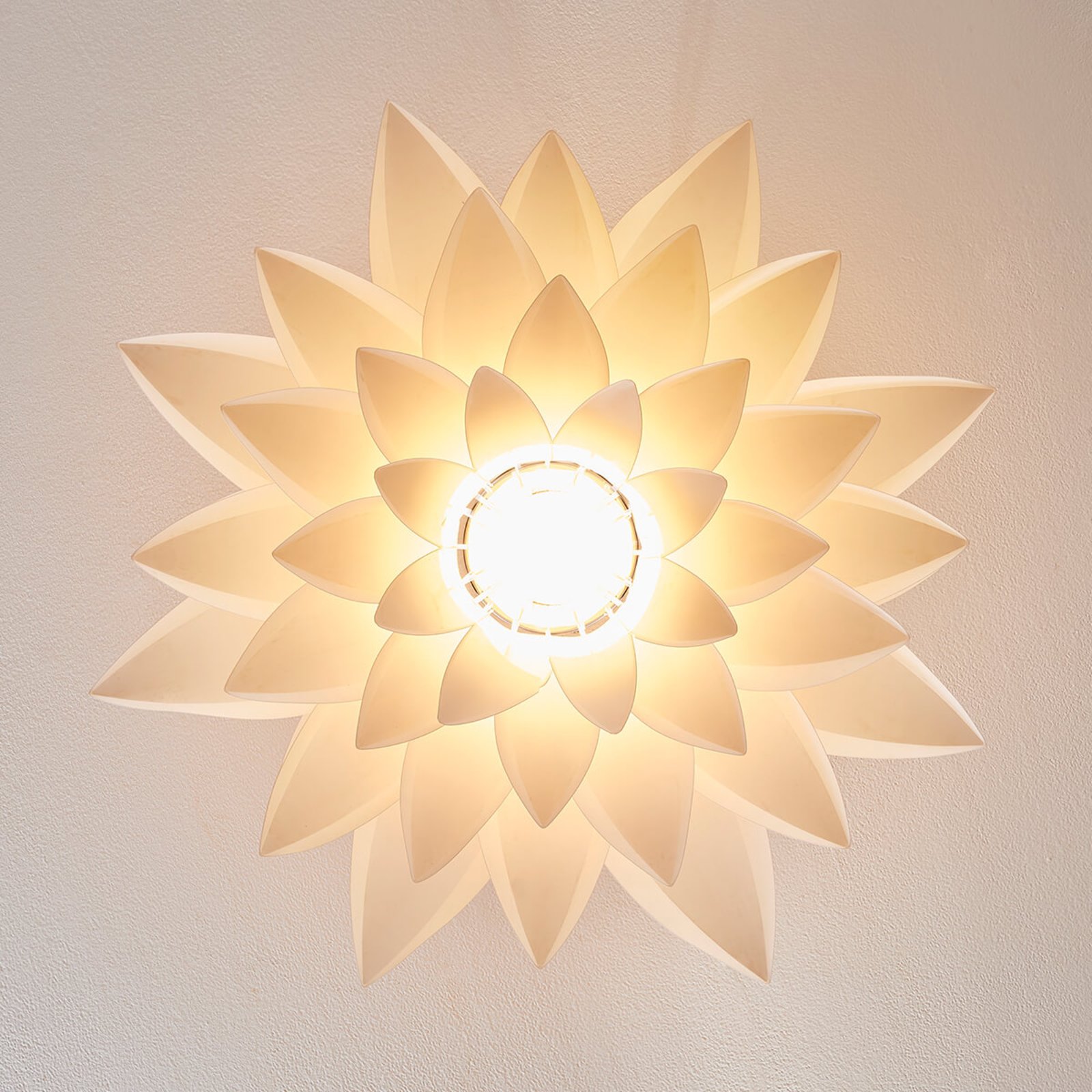 Rimon Ceiling Lamp White/Chrome - Lindby