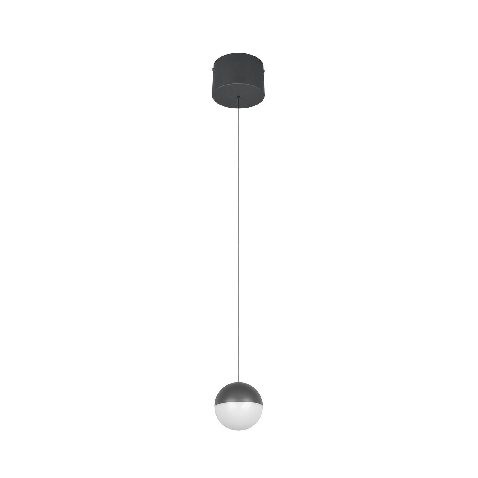 LED-Hängeleuchte Senta, anthrazit, Ø 10 cm, 3.000 K, 1-flg.