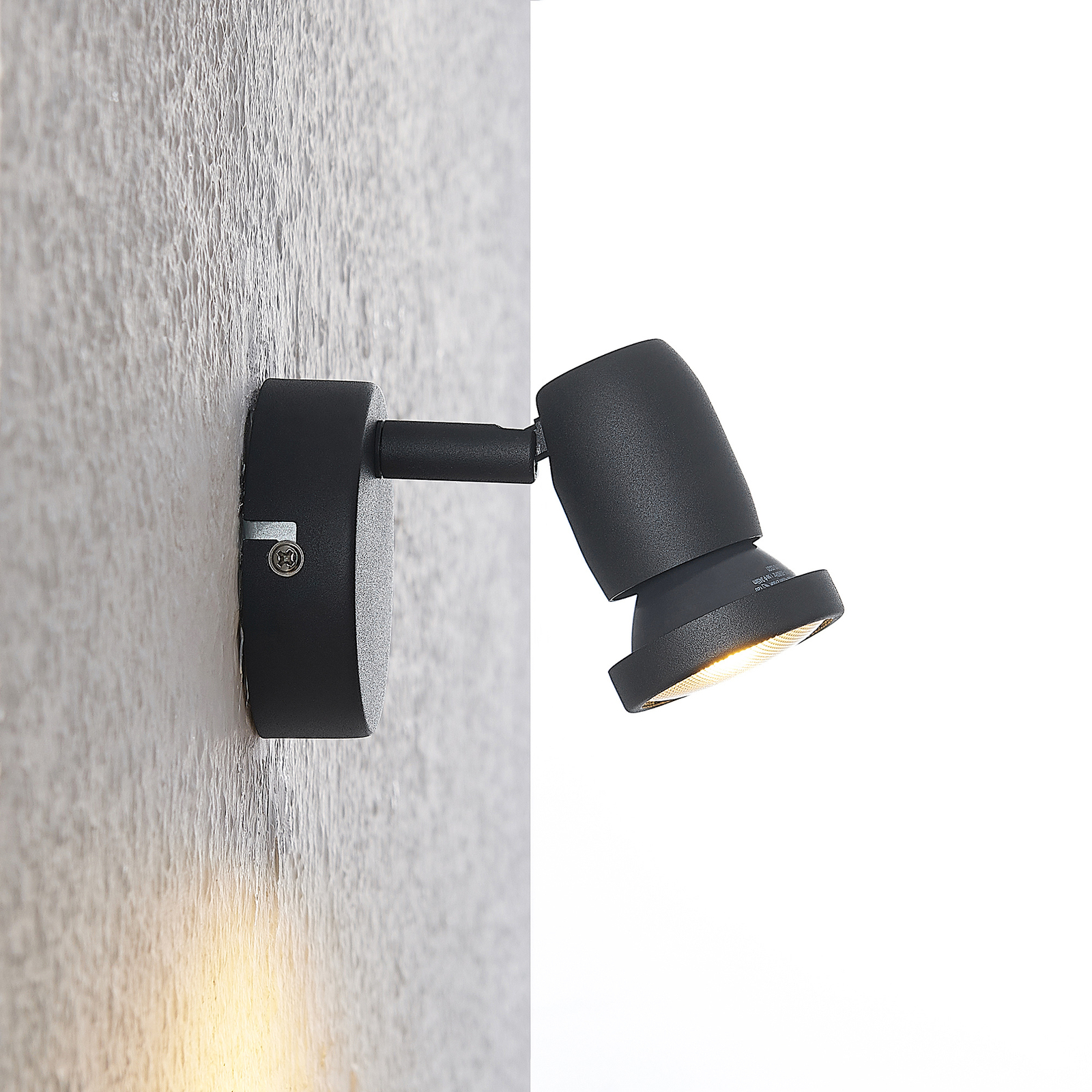 ELC Simano LED spot, zwart, 1-lamp