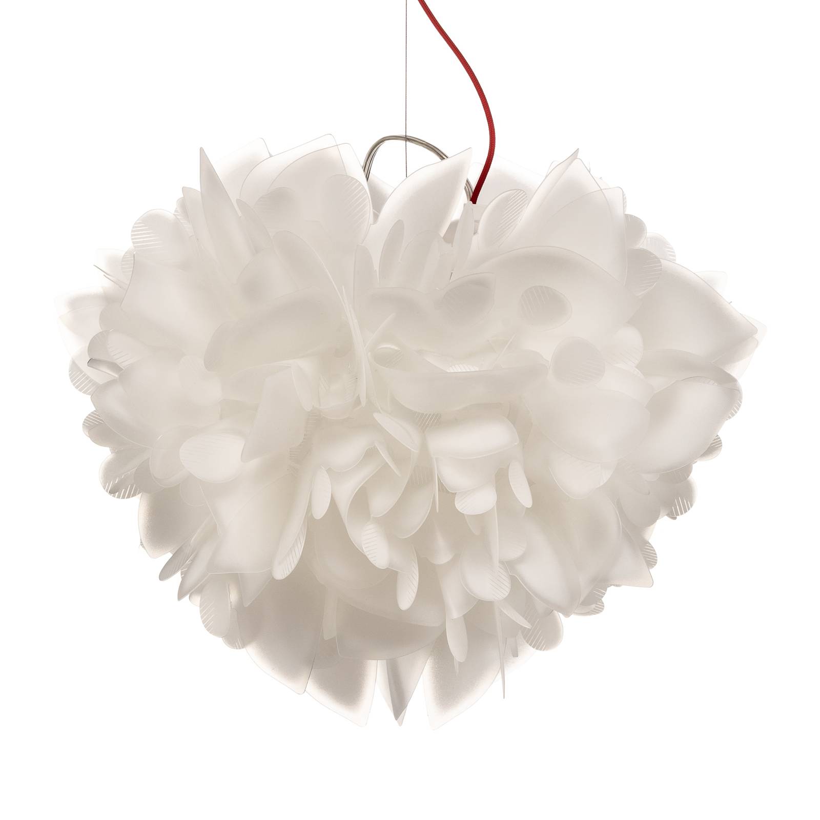 Slamp Veli Foliage lampa wisząca czerwona Ø 45cm