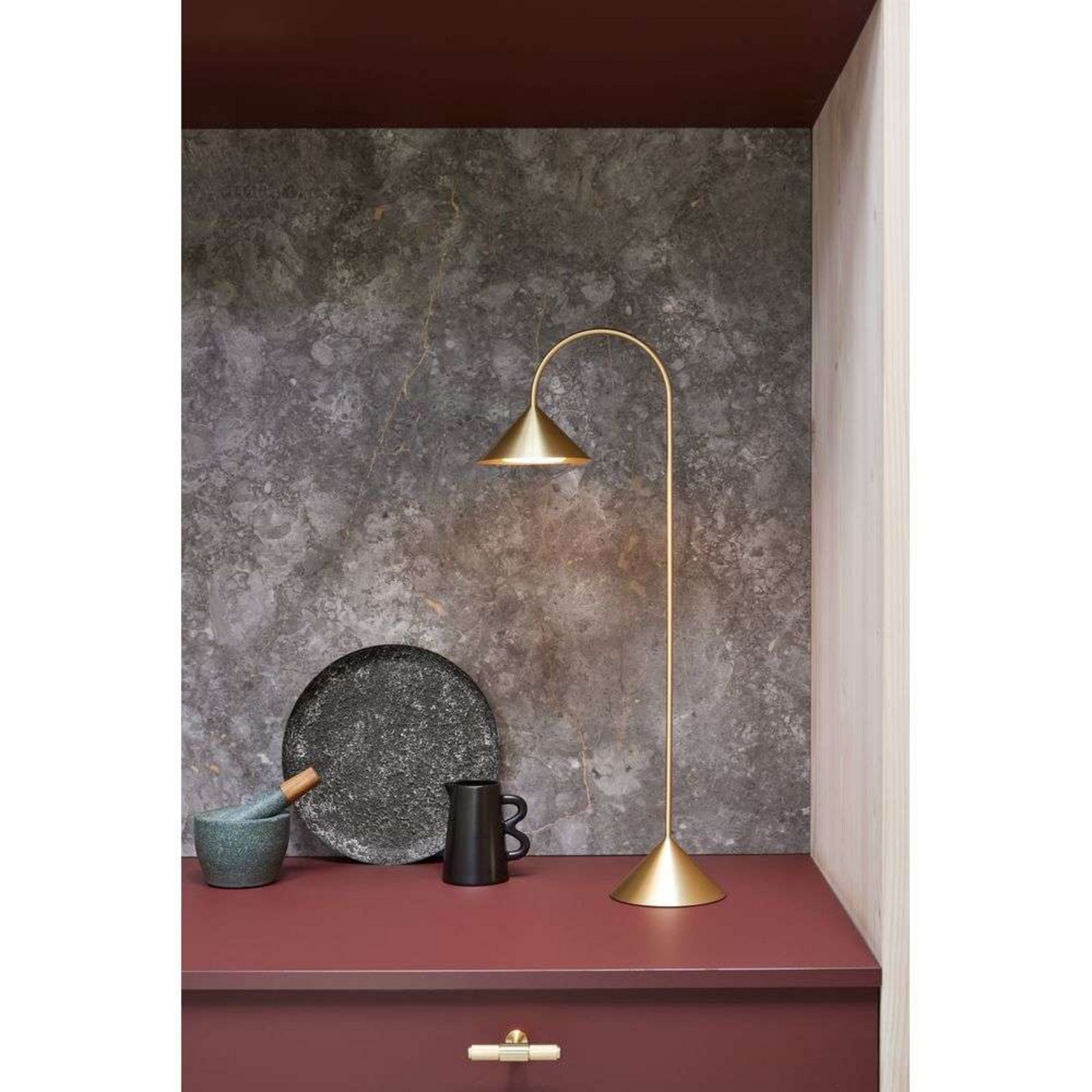 Grasp Portable Lampadar H72 Solid Brass - Frandsen