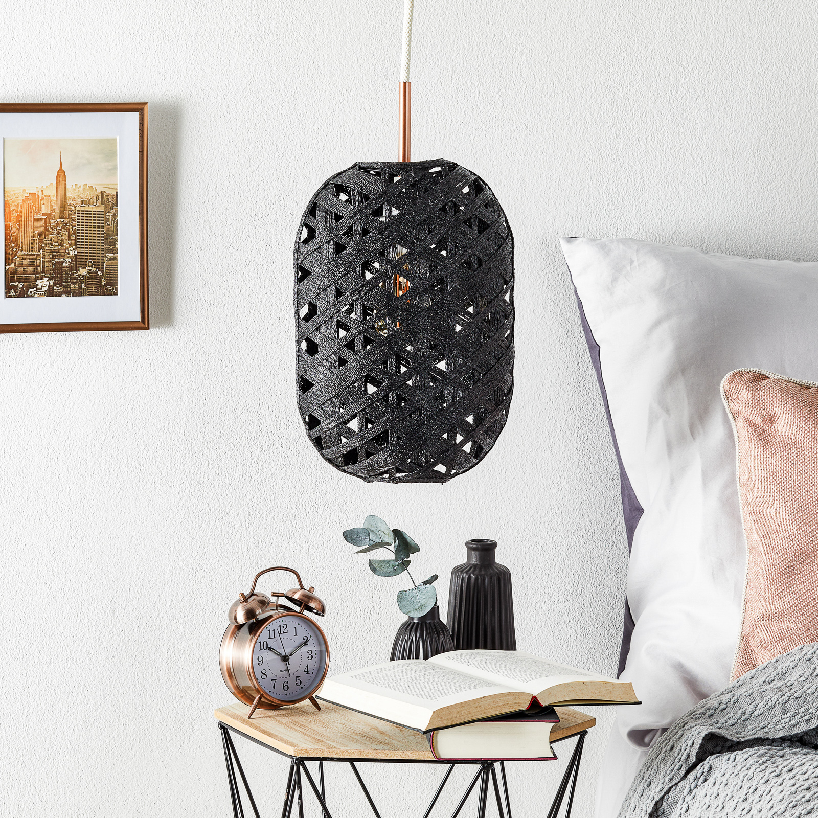 Capsule Pendelleuchte S Black - Forestier