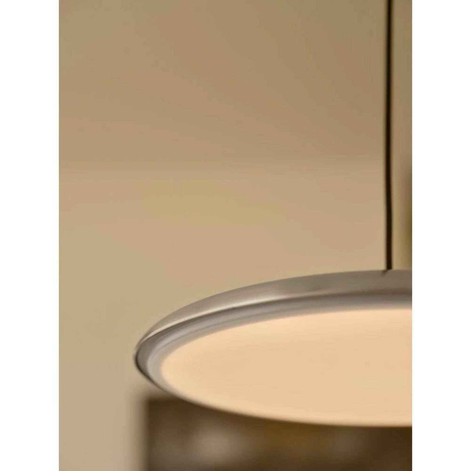 LED-pendellampe Artist, stålfarget, Ø 40 cm, stål