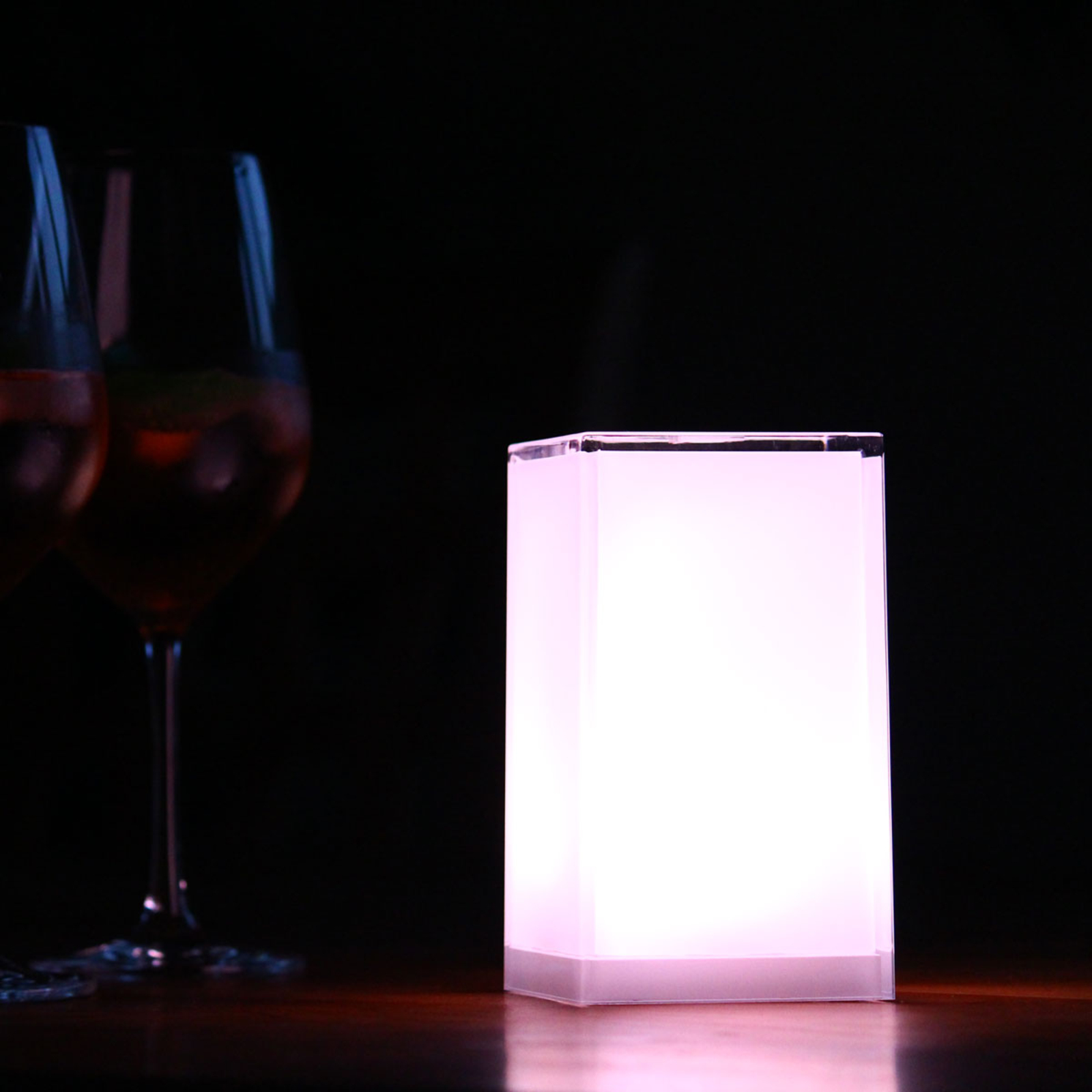 Lampa stołowa Cub w zestawie 6 sztuk, sterowana aplikacją, RGBW