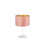 Stolová lampa Golden Roller 30 cm ružová/zlatá
