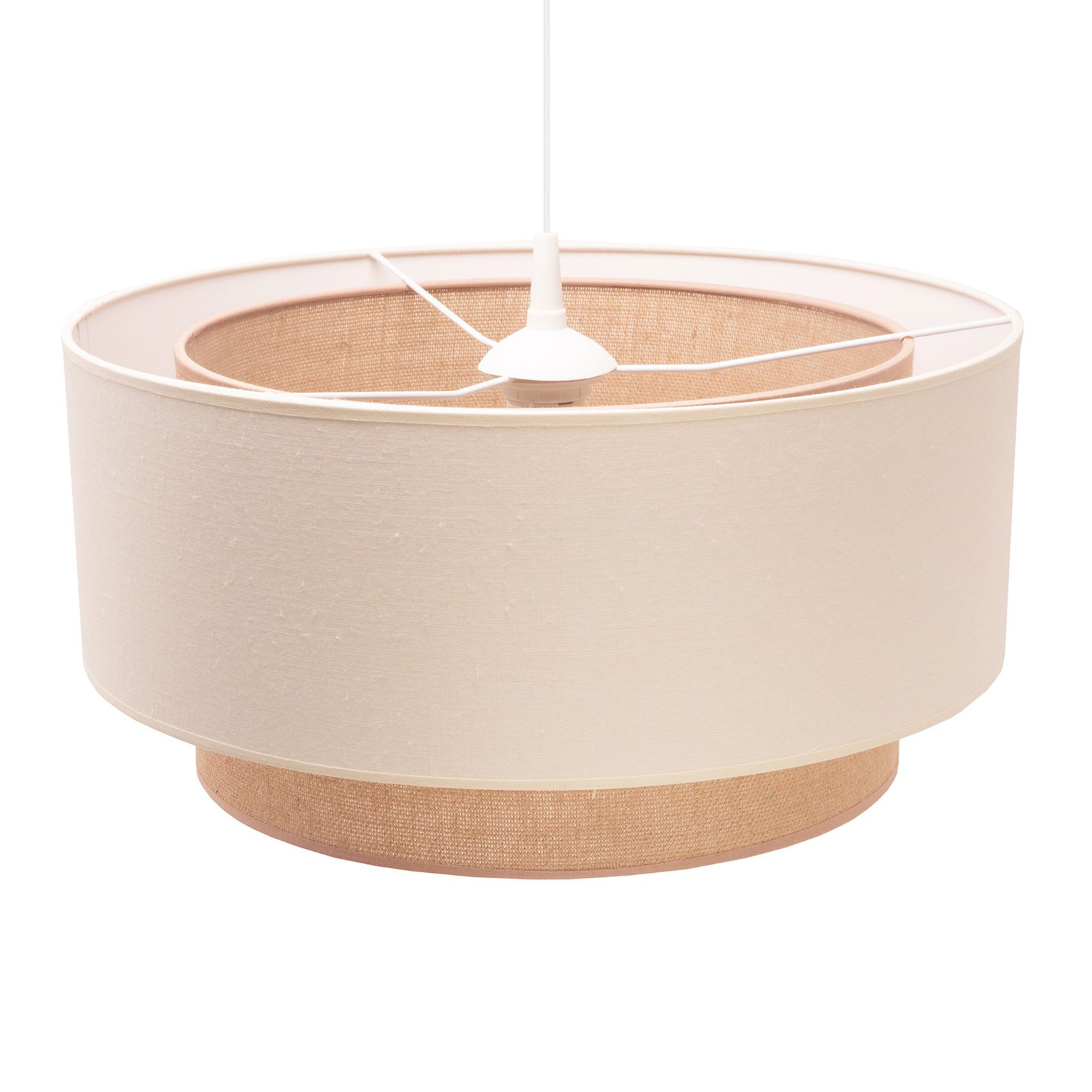 Duolla Taklampa Ecru/Jute - Euluna