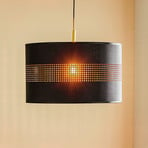 Pendant light Tago, 1-bulb, black/gold