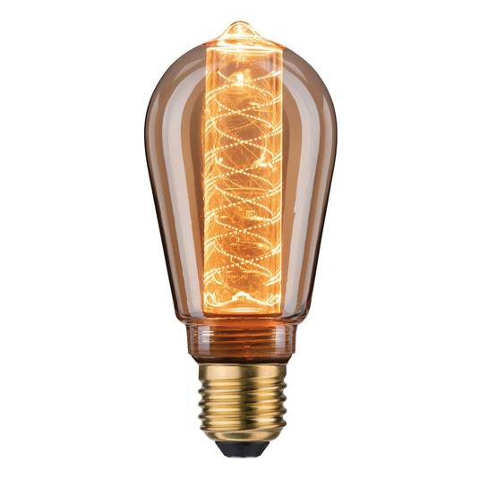 LED-lamppu E27 ST64 4W Inner Glow spiraalikuvio
