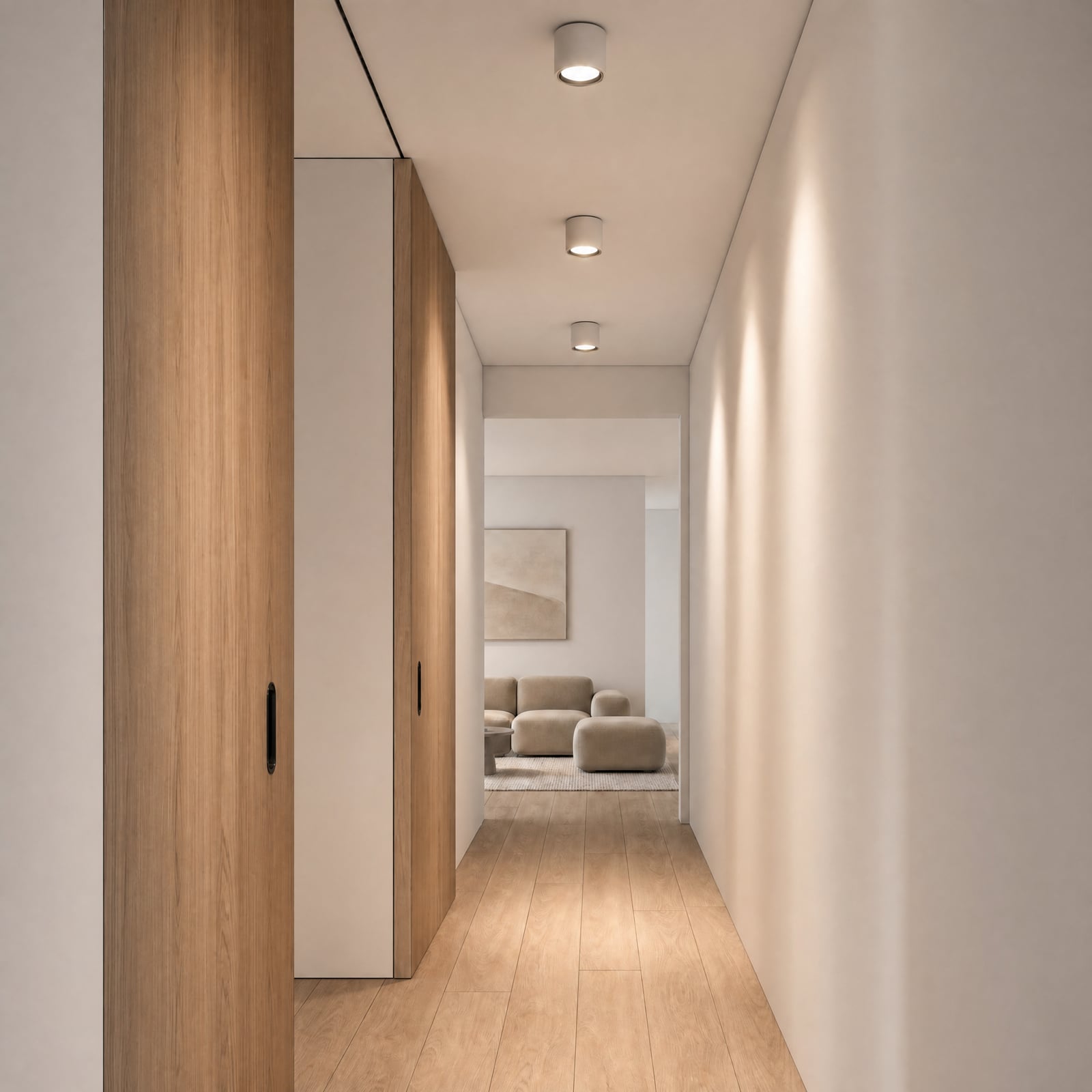 LED downlight Fallon 3-step-dim, fehér/acél LED downlight Fallon 3-step-dim, fehér/acél