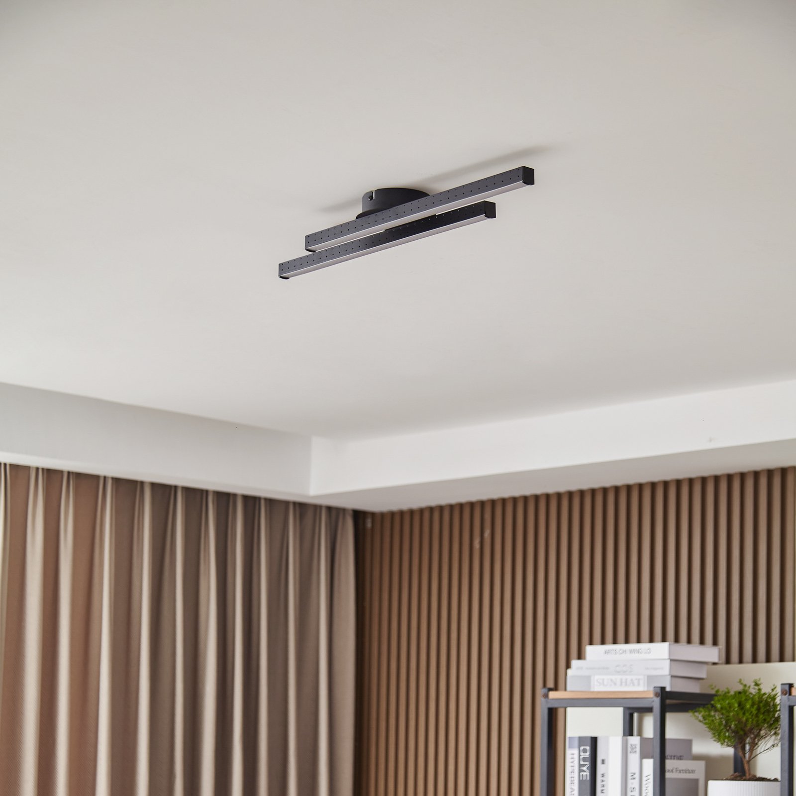 Aurendor LED Deckenleuchte L60 Black - Lindby