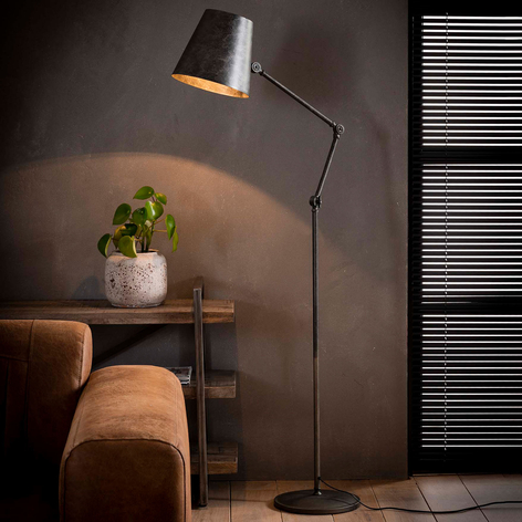 Lampadaire Arretona en anthracite