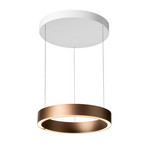 Velora LED-hængelampe, karamellbrun, Ø 40 cm, dæmpbar – LOOM DESIGN