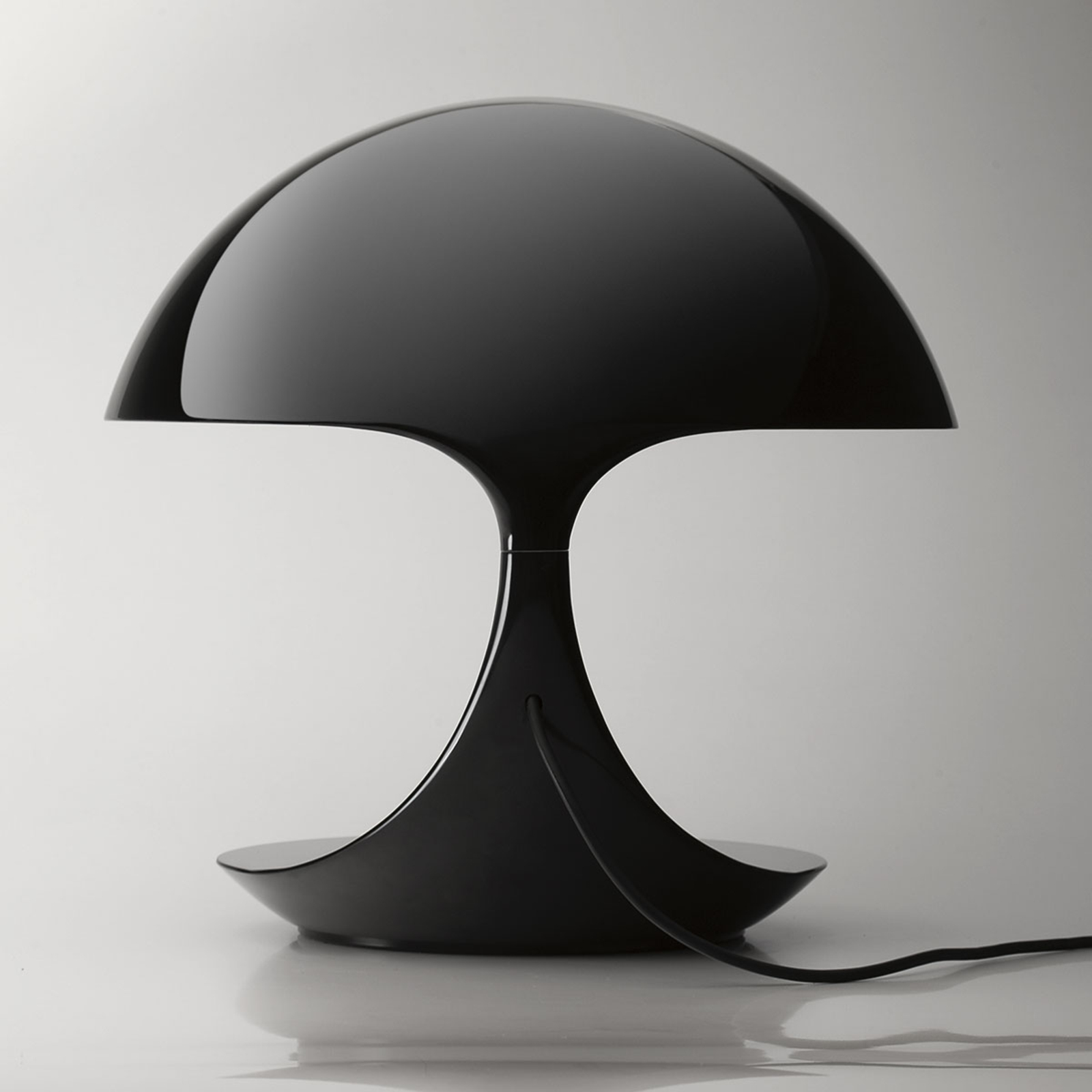 Martinelli Luce Cobra, lámpara de mesa retro negro