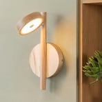 GOOD & MOJO applique a LED Okinawa, naturale, spina, legno