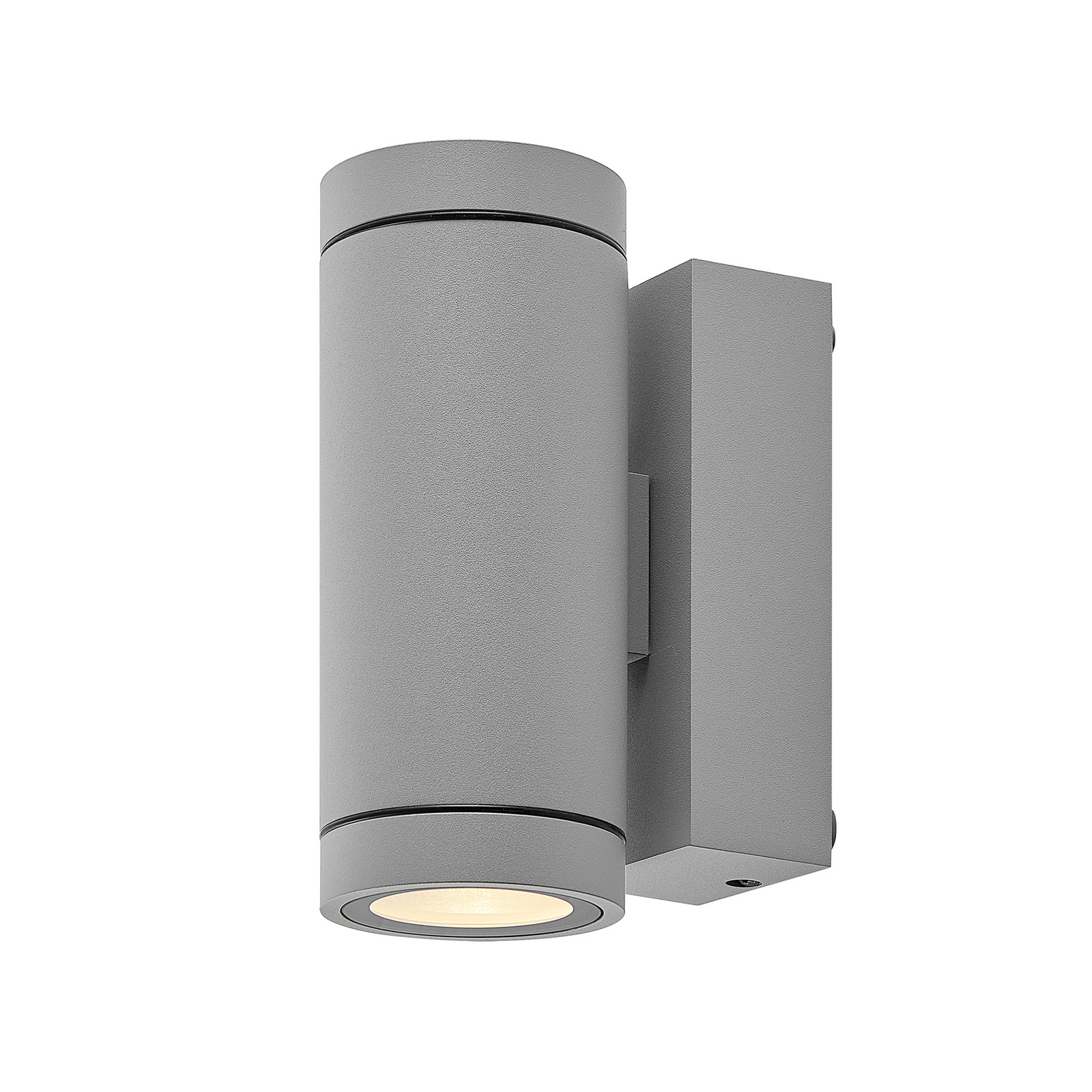 Außenwandlampe ShoreLine Pro Round up/down, hellgrau, GU10