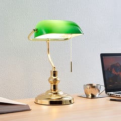 Lindby asztali lámpa Milenka, sárgaréz, magasság 39cm, fém