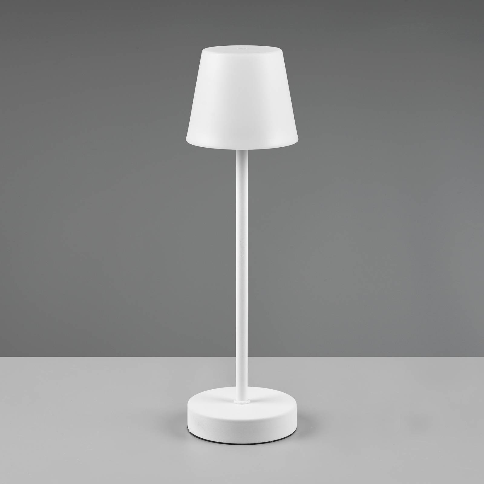 Image of Reality Leuchten Lampe de table LED Martinez variateur/CCT, blanche 4017807564280
