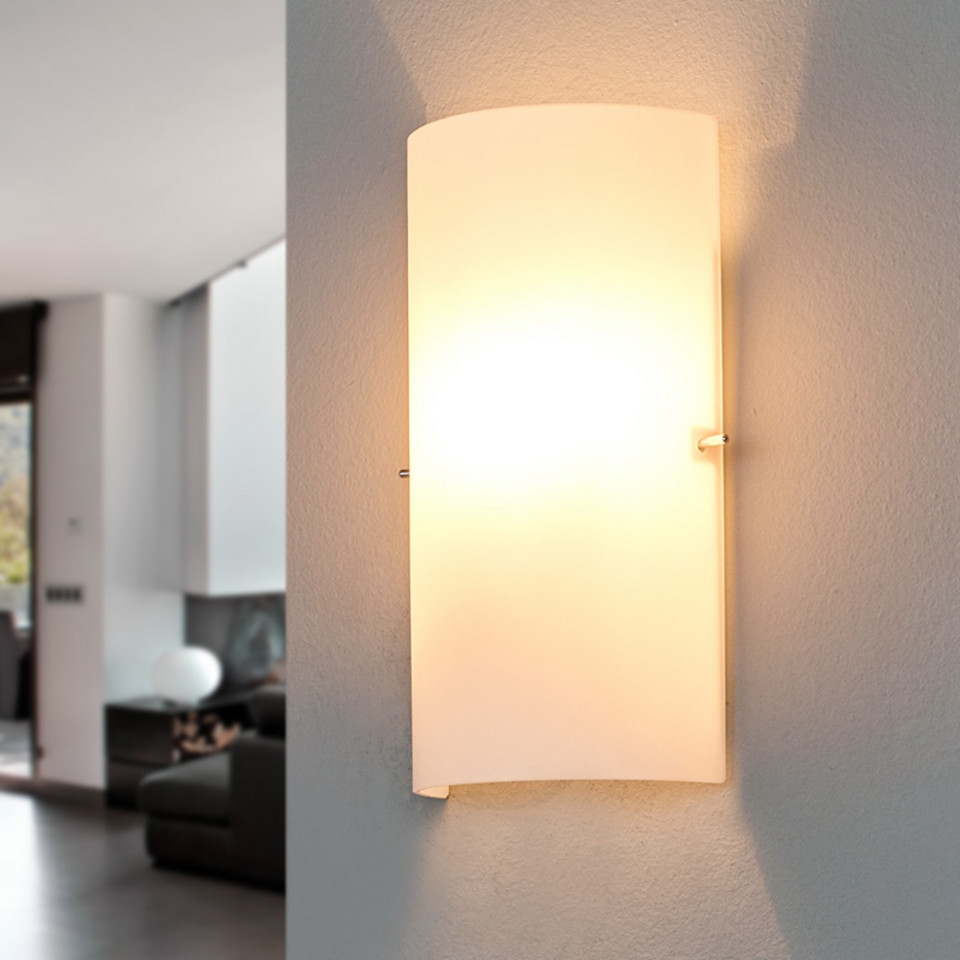 Lucande Sidra vägglampa, vit från Lucande