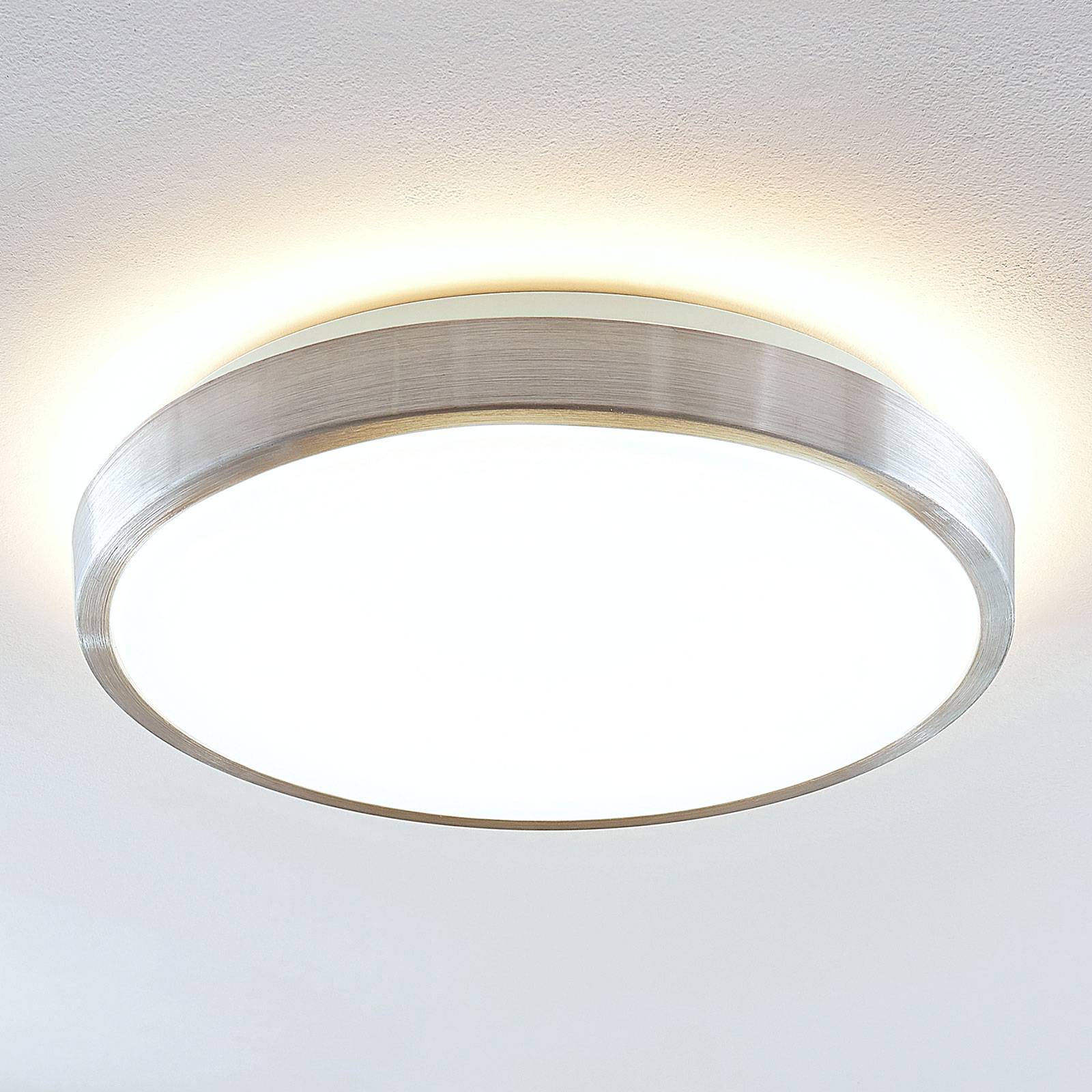 Lindby Emelie lampa sufitowa LED, okrągła, 42 cm