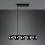 Suspension Sheldon avec cinq sphères de verre