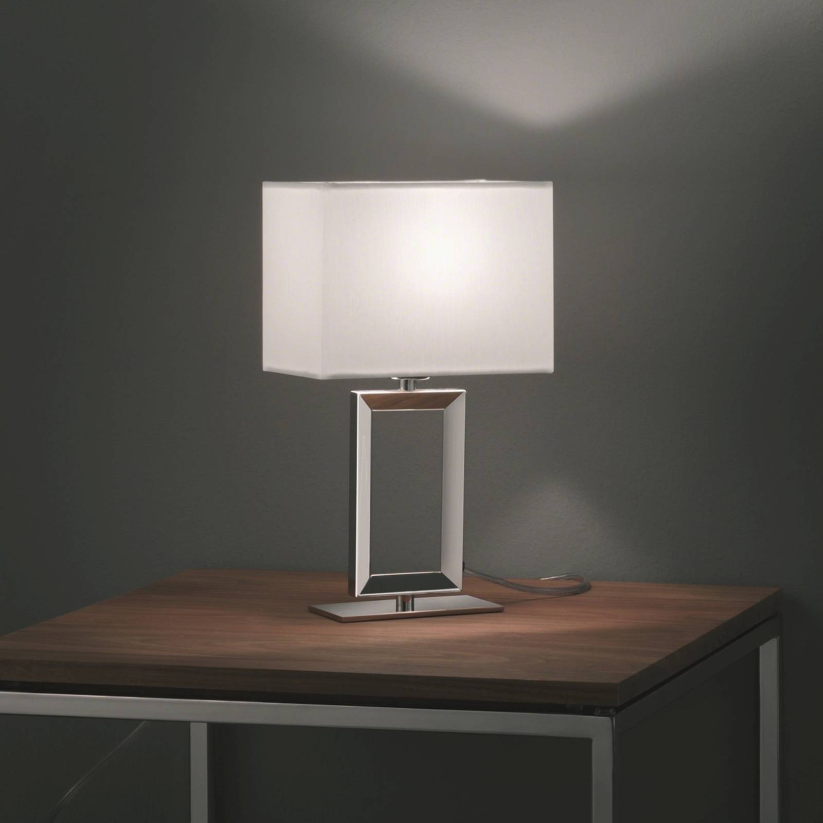 E-shop Helestra Enna 2 textilná stolová lampa výška 30 cm