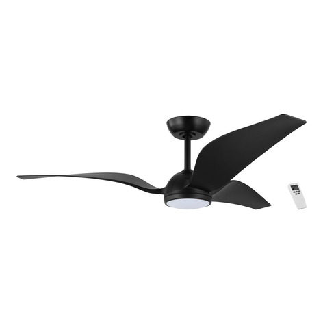 Deckenventilator Seagull mit LED-Leuchte