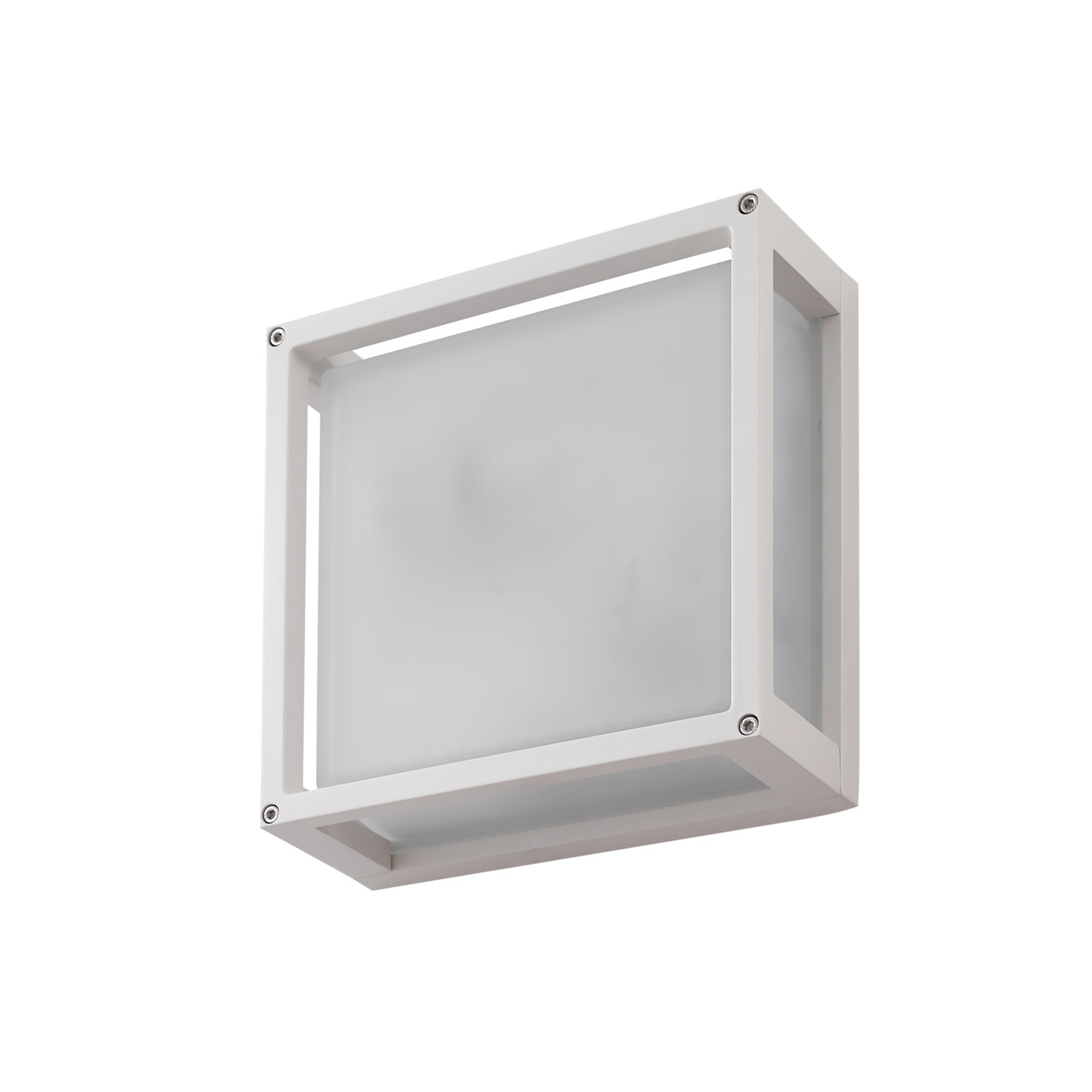 Aurelien outdoor wall light 25 x 25 cm white sensor - Lucande