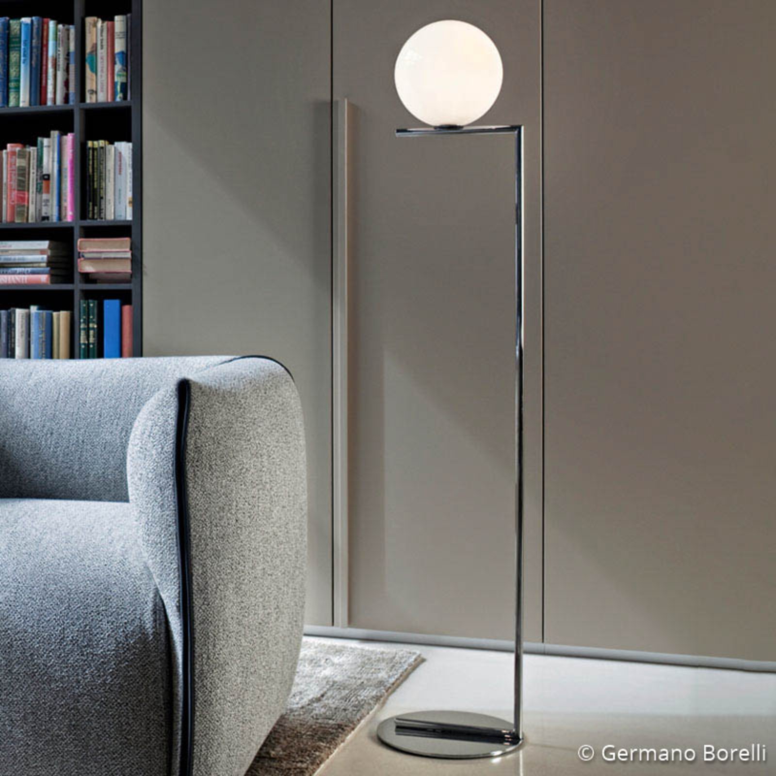 IC F2 Stojací Lampa Chrome - Flos