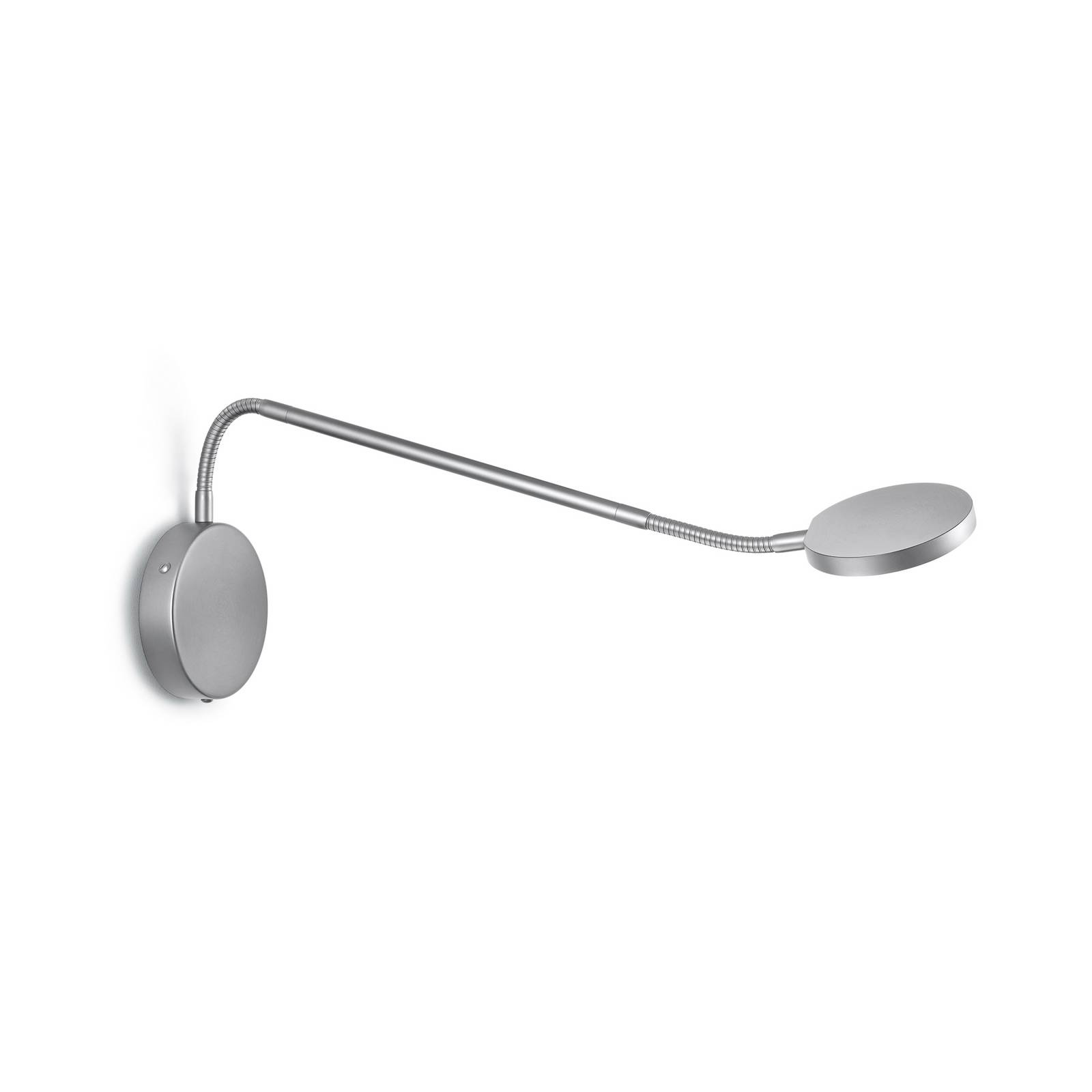 LED-Wandlampe Thea-W, Gestensteuerung nickel Ausladung 60 cm