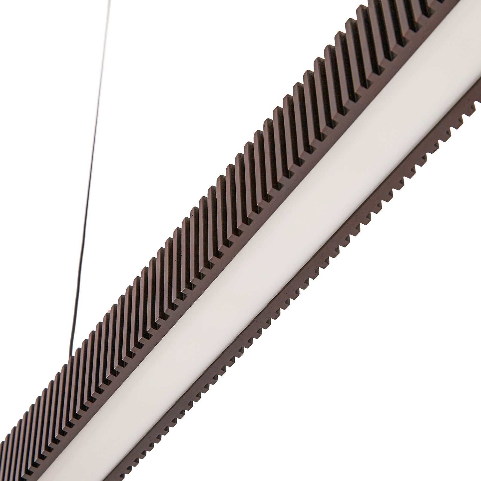 Lucande LED-riippuvalaisin Emara, tumma puu, tammi, CCT Lucande LED-riippuvalaisin Emara, tumma puu, tammi, CCT