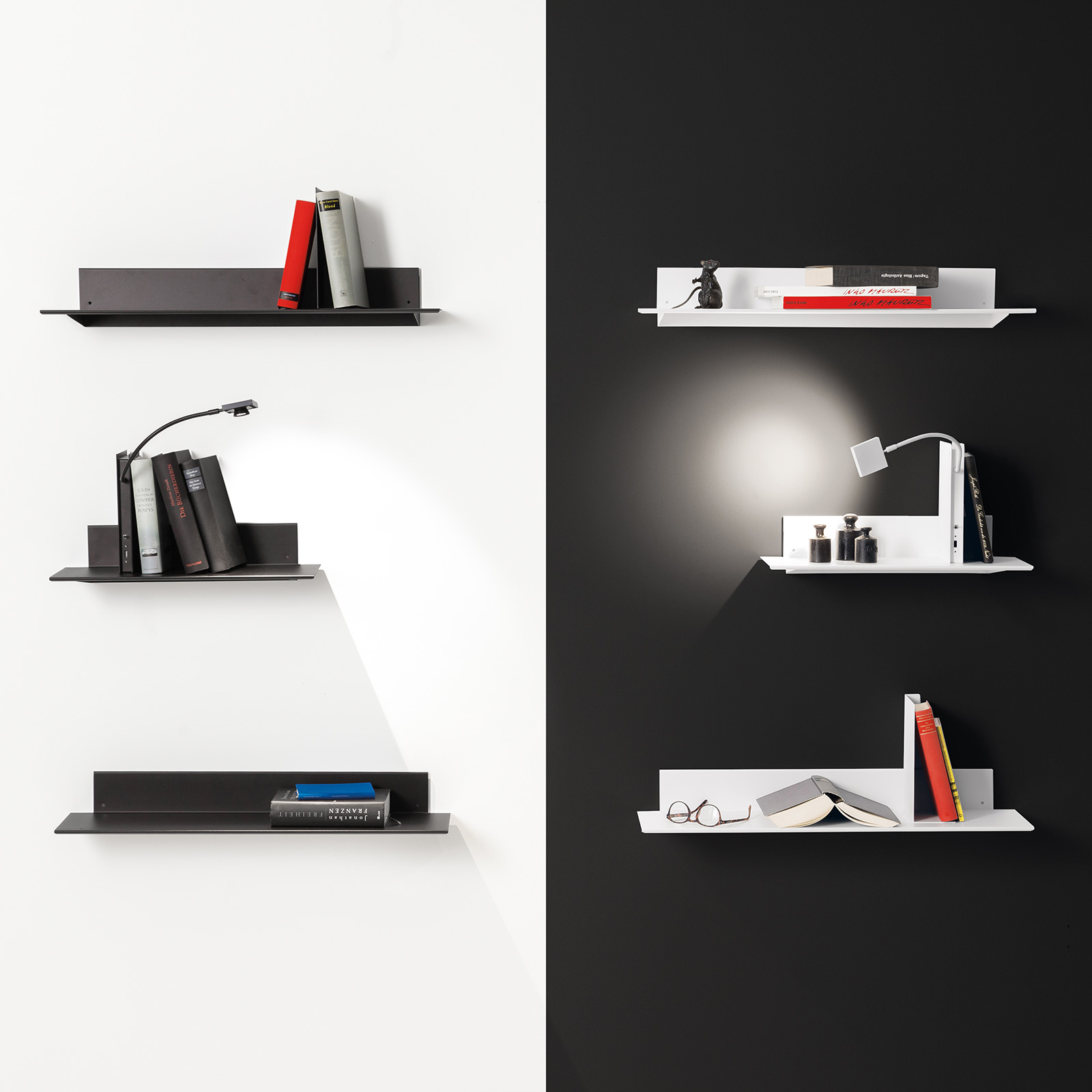 Ingo Maurer Oskar on the Shelf Wandleuchte, USB