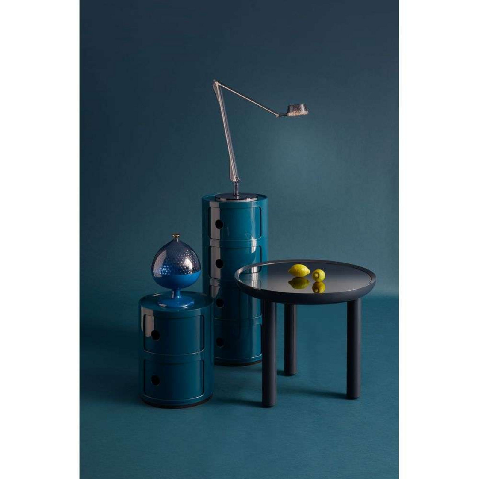 Componibili 2 Bočný Stolík Blue - Kartell