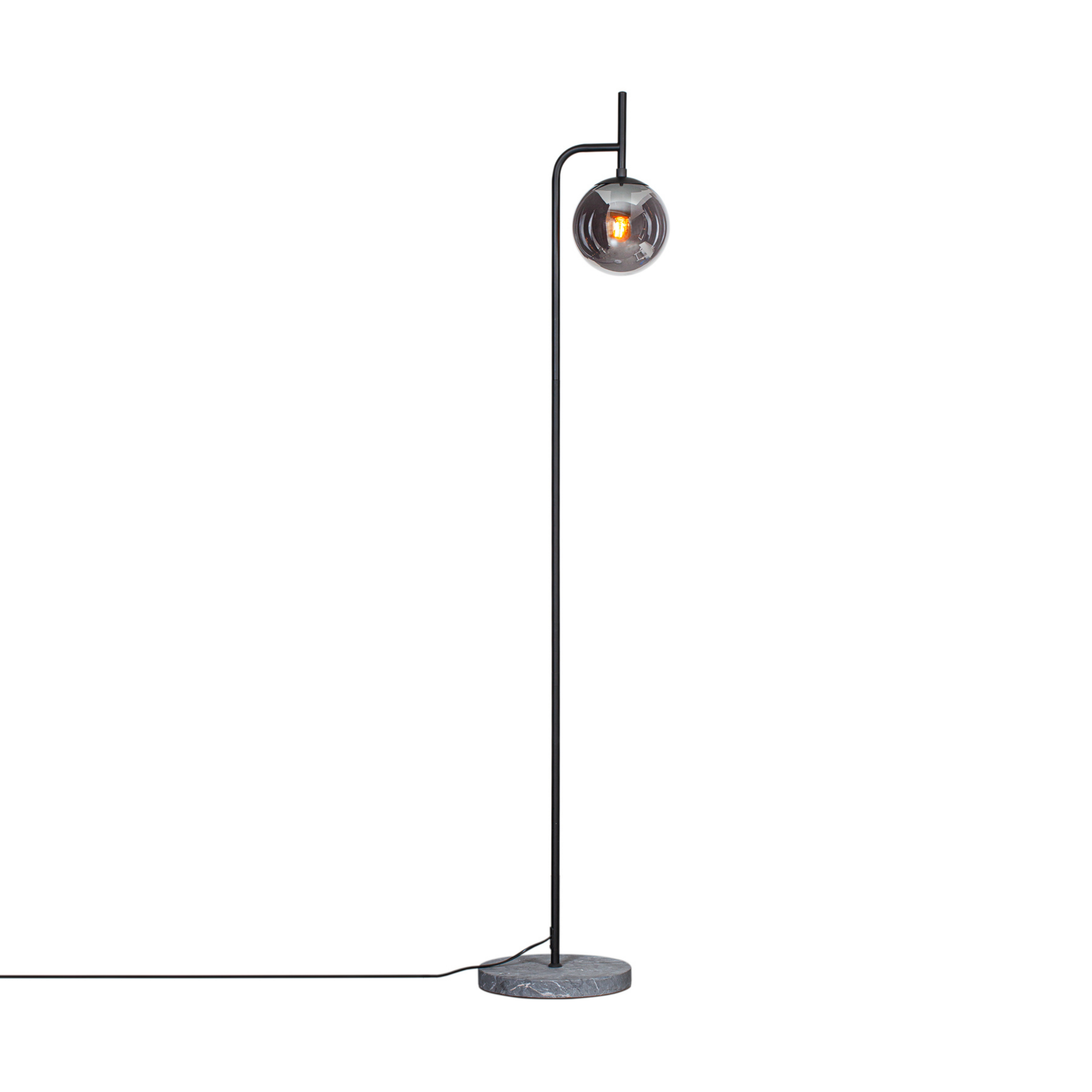 Boyle Floor Lamp Smoke Grey - By Rydéns