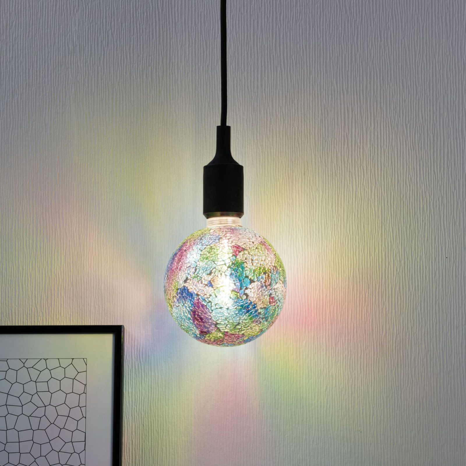 Paulmann E27 globe LED 5 W Miracle Mosaic mix
