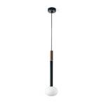 Hanglamp Mose, brons, kaphoogte 48 cm, 1-lamp, glas