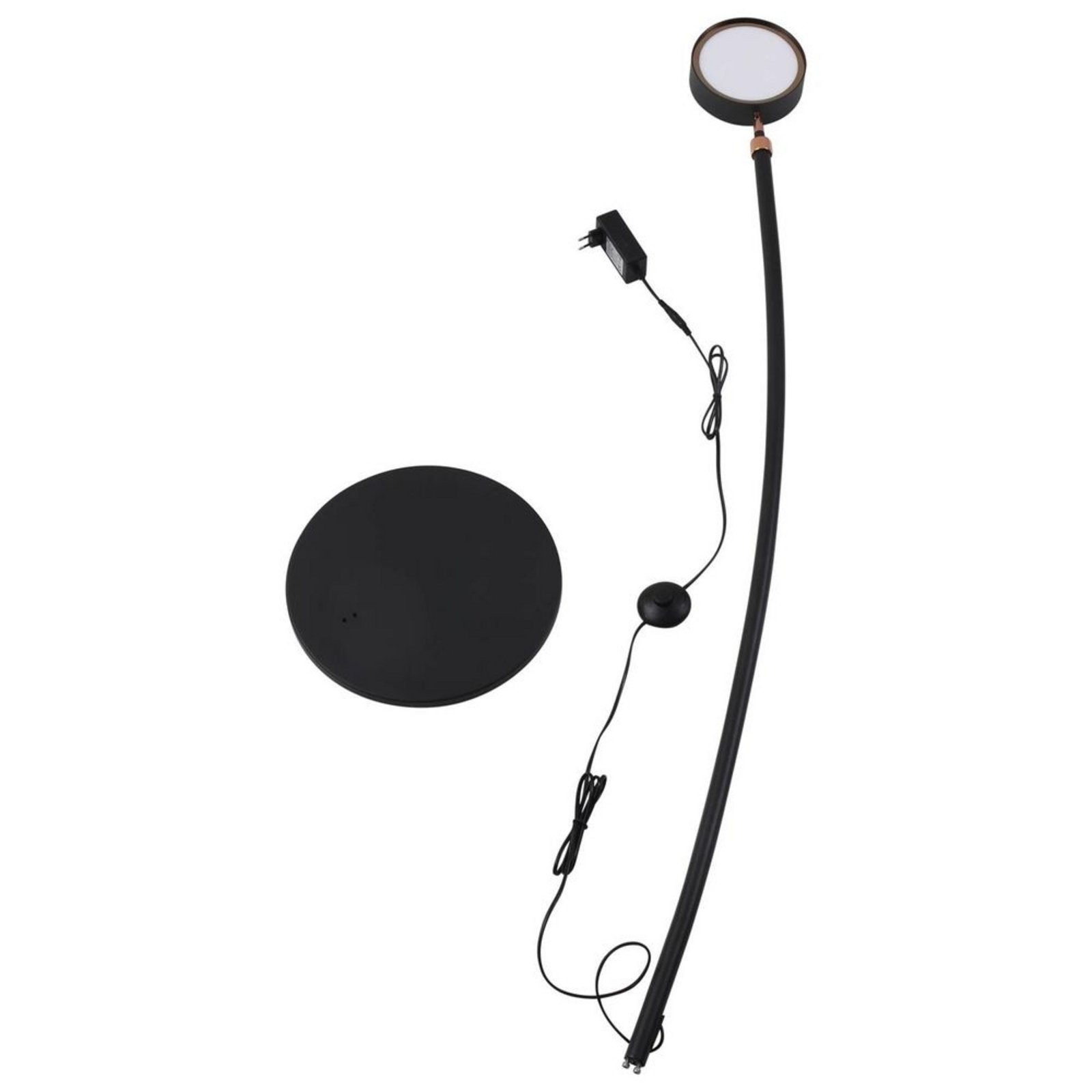 Boga LED Lampadar Negru - Lucande