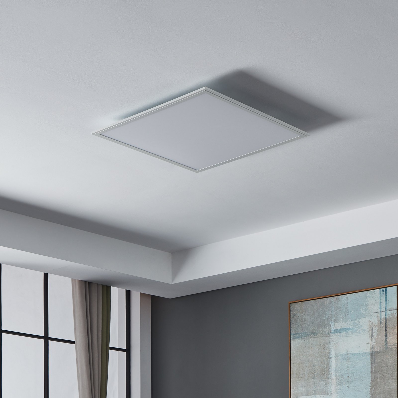 EGLO connect CCT ceiling lamp 59.5x59.5cm white