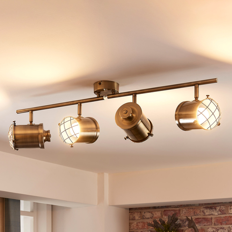 4-bulb LED ceiling light Ebbi, Easydim