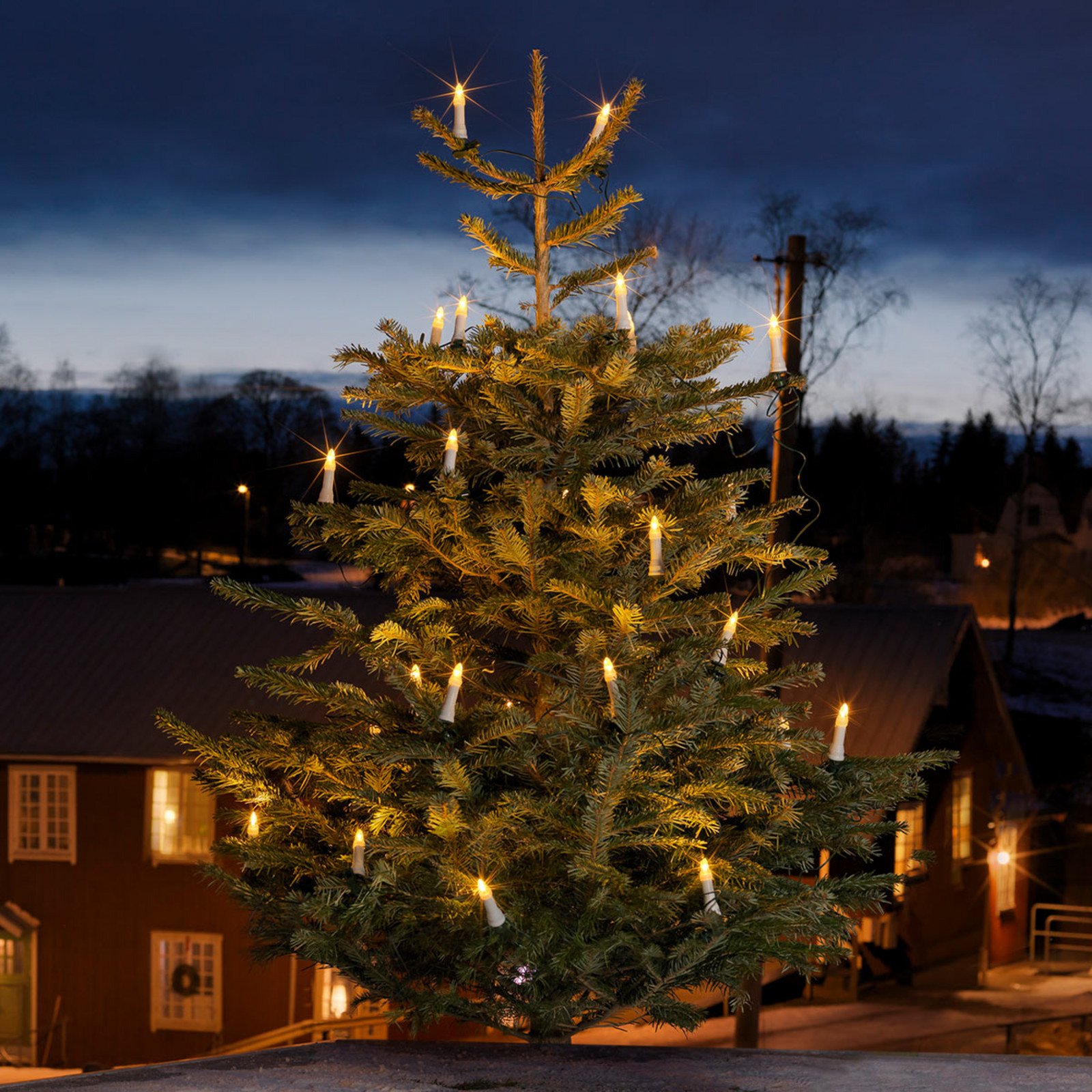 Konstsmide Christmas Vanjska bajkovita svjetla gornje žarulje LED 45 žarulja. - zelena, prozirna - Plastika
